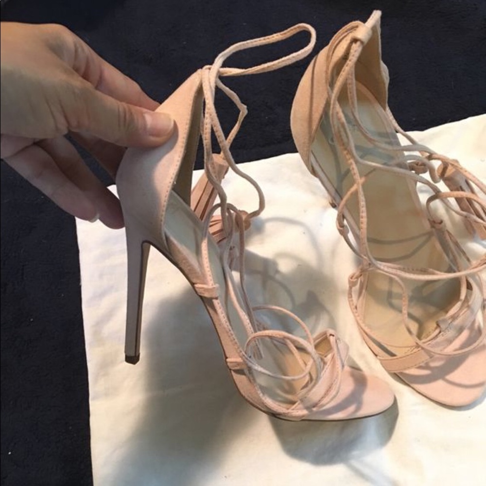 Pink pale heels